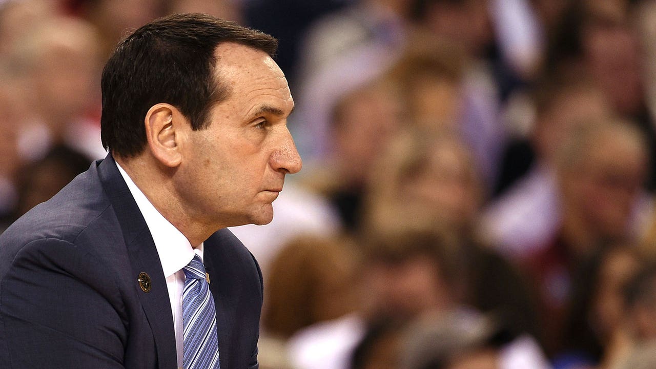 Coach K misses first game since 1995, but Duke rallies to win on road